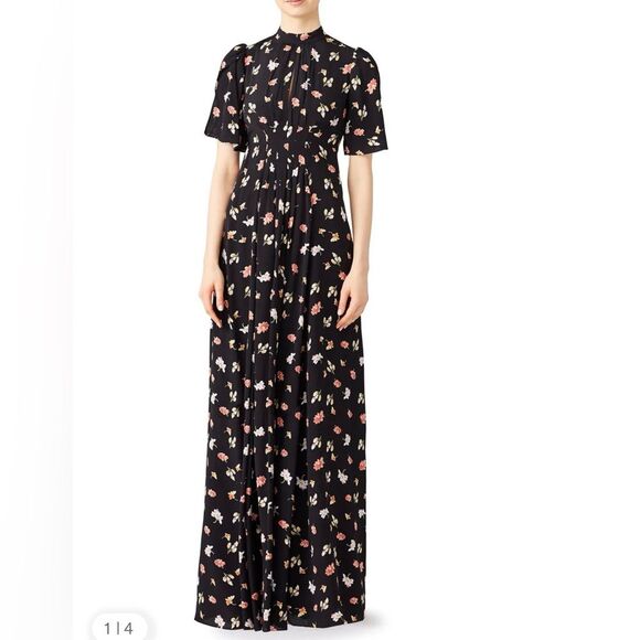 Bytimo Dresses & Skirts - ByTimo Semi Couture Tie Back Maxi